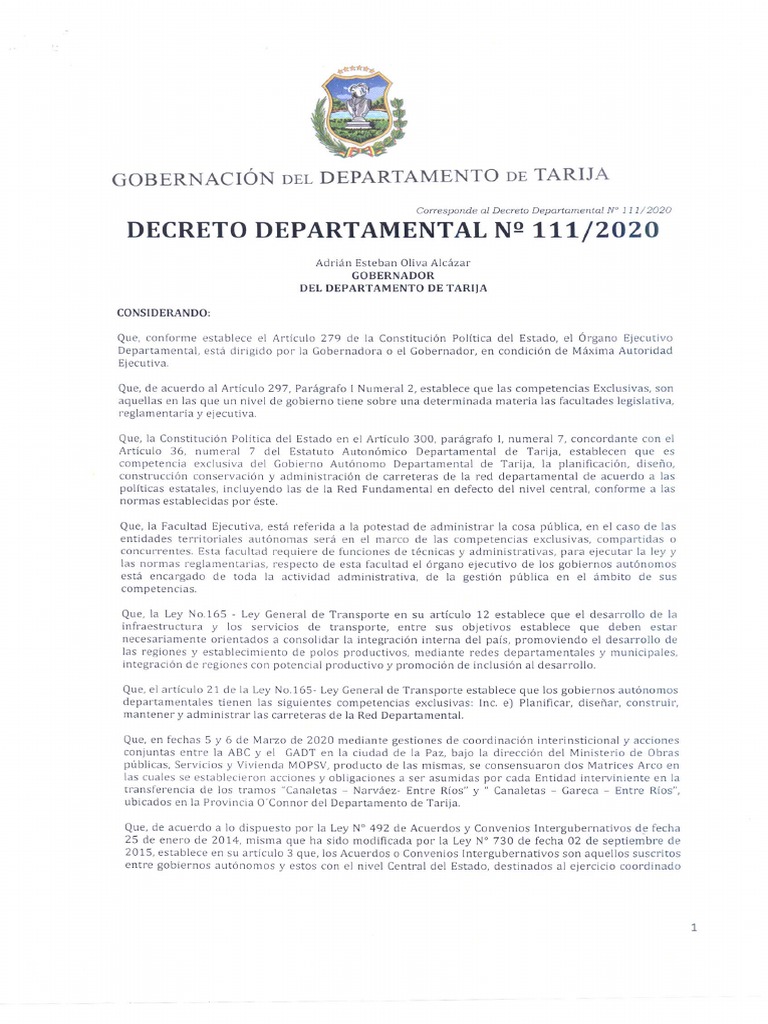 Dec Dep N 111-2020 | PDF