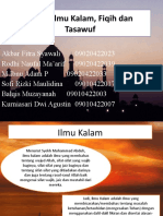 Aliran Ilmu Kalam Fiqh Dan Tasawuf