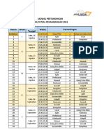 Jadwal Pertandingan Liga Futsal Penambangan 2023