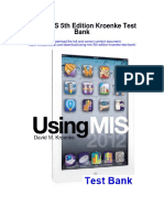 Using Mis 5th Edition Kroenke Test Bank