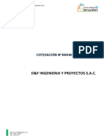 D&F Ingenieria Y Proyectos S.A.C.: COTIZACIÓN N°00036-2023-CMEJ-ILO