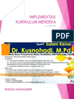 Implementasi Kurikulum Merdeka Bangkalan 21-31 Agustus 2023