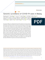 Genomic Surveillance of COVID-19 Cases in Beijing: Article
