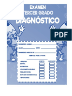 Examen Diagnostico TERCER GRADO