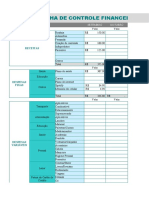 Planilha Financeira 2023