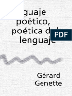 Gerard Genette Lenguaje Poetico y Poetic