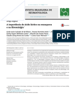 Revista Brasileira DE Reumatologia: A Importância de Ácido Láctico Na Enxaqueca e Na Fibromialgia