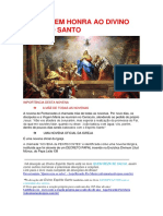 Novena em Honra Ao Divino Espirito Santo