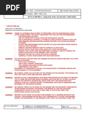 邦楽 A Report of the Birdstrike 6/08/1988: ANA Paints Eyeballs on Jets to Cut Bird Strikes