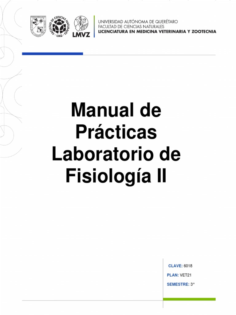 Manual Lab Fisiologia Ll Pdf Glándula Suprarrenal Insulina