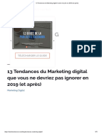 13 Tendances Du Marketing Digital À Suivre de Près en 2019 (Et Après)