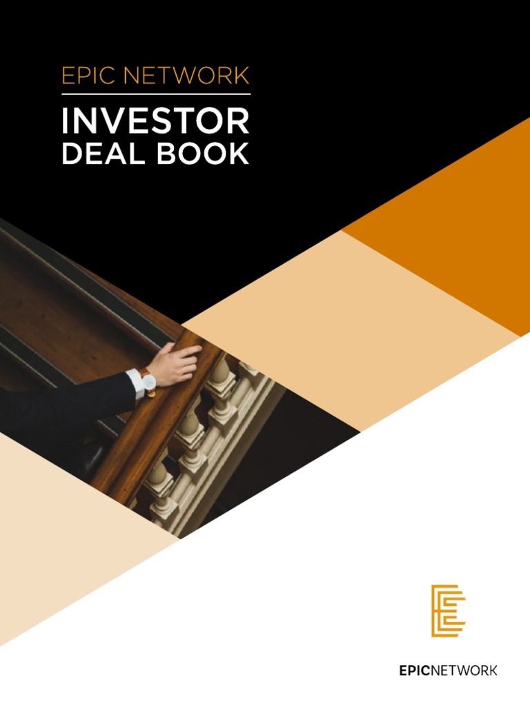 EPIC Investor Deal BookV6 | PDF | Sales | Entrepreneurship