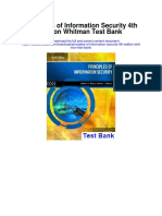 Principles of Information Security 4th Edition Whitman Test Bank