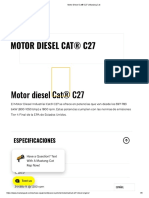 Motor Diesel Cat® C27 - Mustang Cat