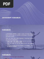 Javascript Variables