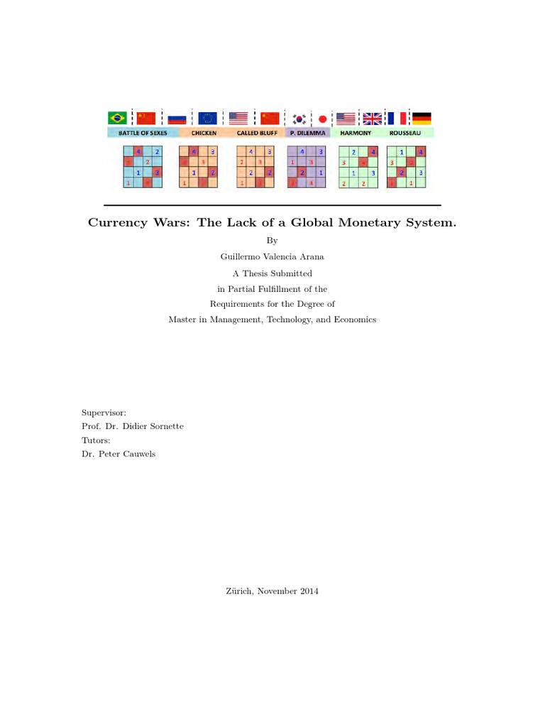 Currency War Final | PDF | Monetary Policy | Inflation