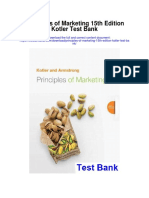 Principles of Marketing 15th Edition Kotler Test Bank
