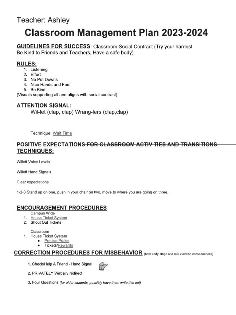 Classroom Rules | PDF