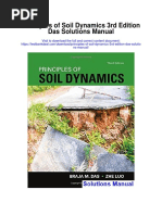 Principles of Soil Dynamics 3rd Edition Das Solutions Manual