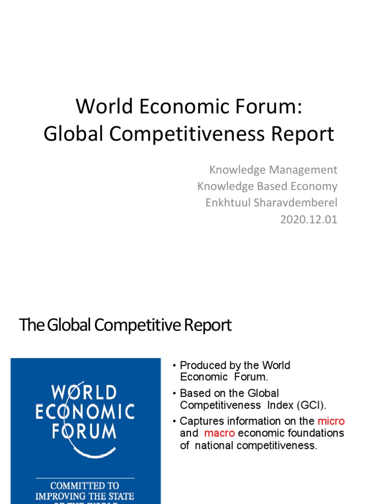 L15. Global Competitiveness | PDF | Economics | Macroeconomics