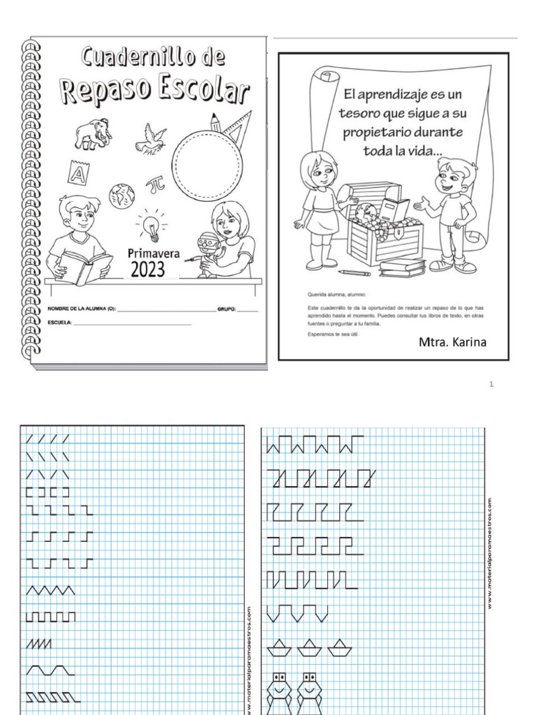 Cuadernillo De Repaso Cuarto Grado 2023 Pdf