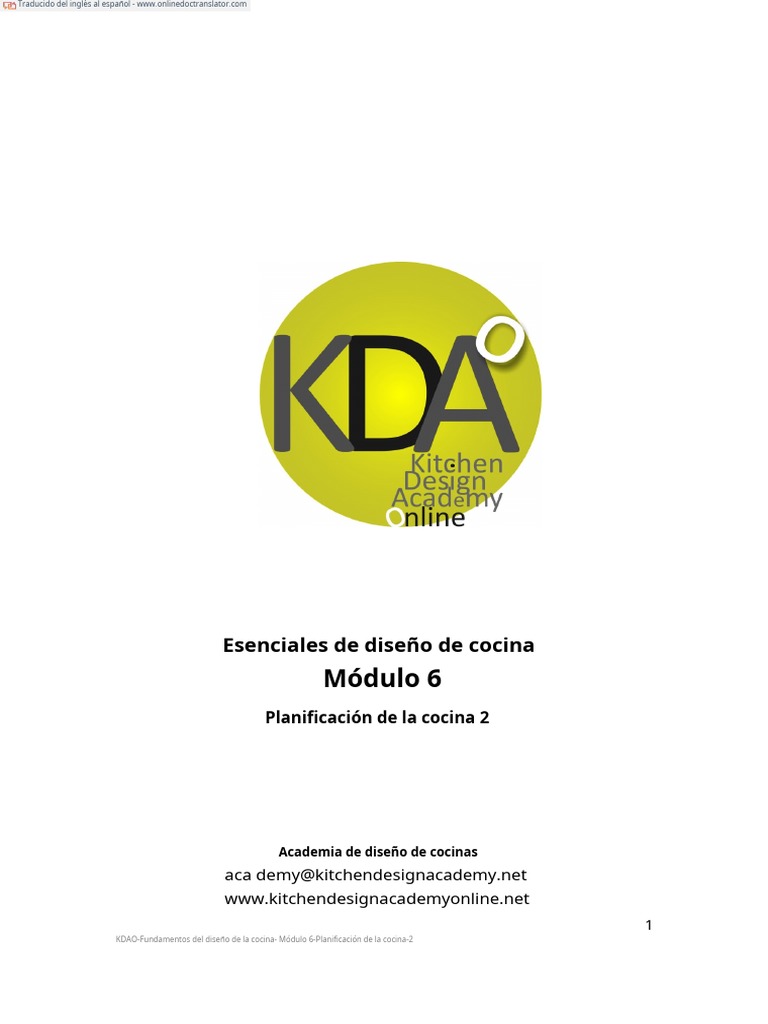 Kitchen-Design-Essentials-Module-6-Kitchen-planning-2 Español | PDF ...