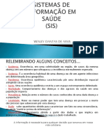 12a Aula SISTEMAS DE INFORMAÇÃO EM SAÚDE