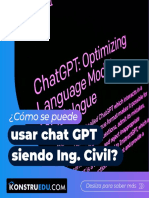 Cómo Se Puede Usar Chat GPT Siendo Ingeniero Civil