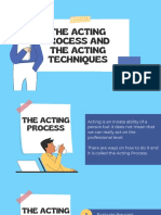 The Acting Process and Techniques
