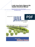 Starting Out With Java Early Objects 6th Edition Gaddis Solutions Manual