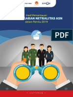 PATTIRO Laporan Riset Hasil Pemantauan Pelanggaran Netralitas ASN Dalam Pemilu 2019 INA