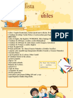 Lista de Útiles 2do Grado