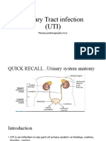 Urinary Tract Infection (UTI) : Pharmacotherapeutics II Yr