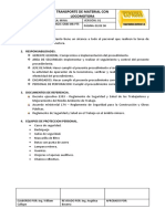 Procedimiento de Operación de La Locomotora