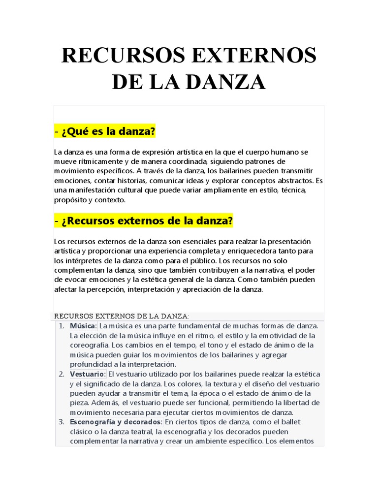 Arte y Cultura (Agosto) | PDF | Bailes | Las artes escénicas