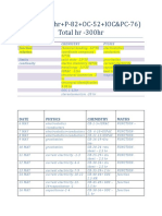 Timetable For Next 3 Month