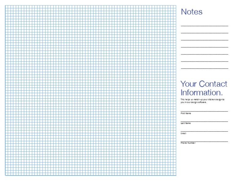 Kitchen Planning Layout Grid | PDF