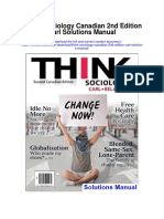 Think Sociology Canadian 2nd Edition Carl Solutions Manual
