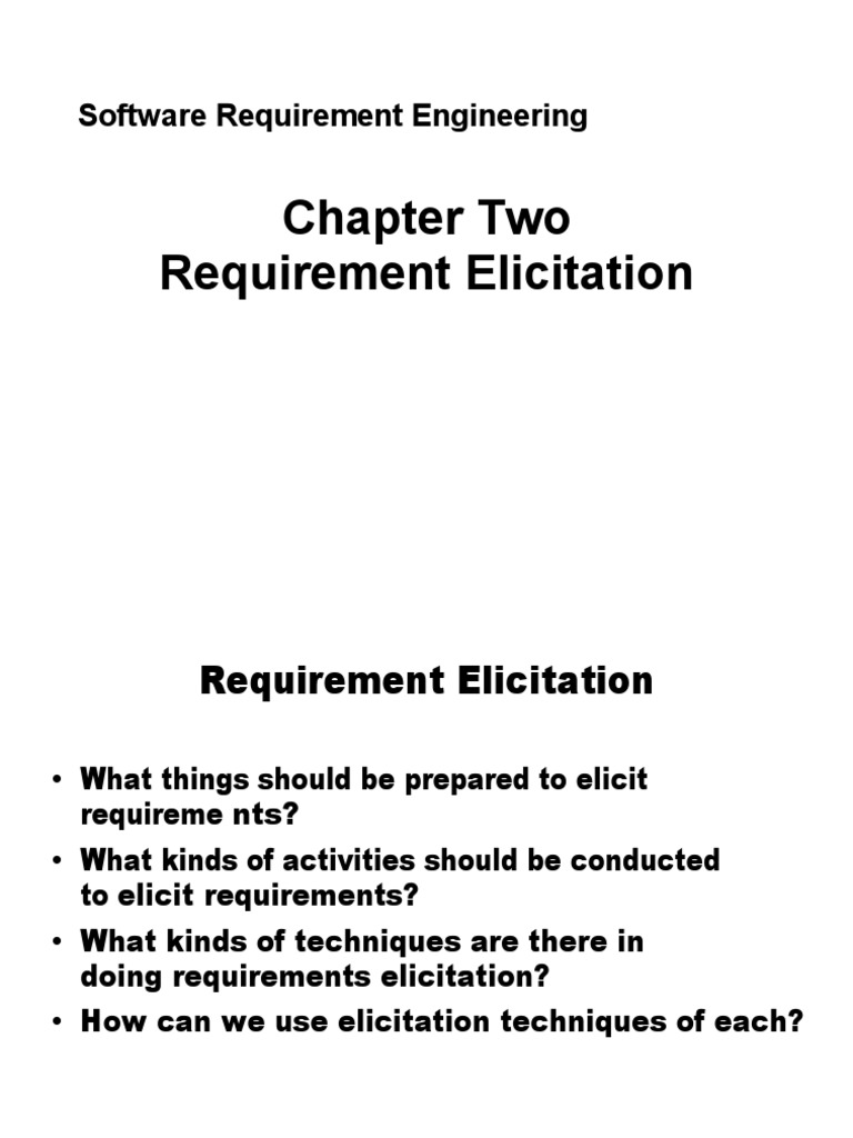 Requirement Elicitation Guide | PDF | Use Case | Software Prototyping