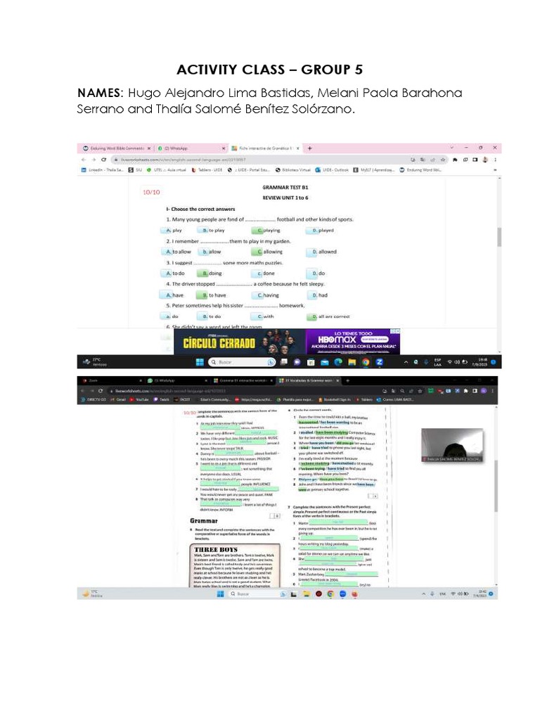 Activity class 1 group 5 pdf