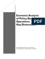Economic Analysis Policy Based Operations