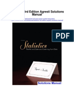 Statistics 3rd Edition Agresti Solutions Manual