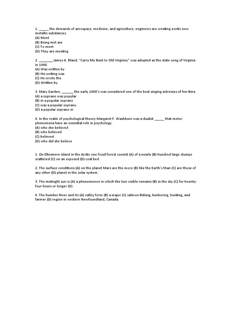 Soal Live | PDF | Linguistics | Syntax