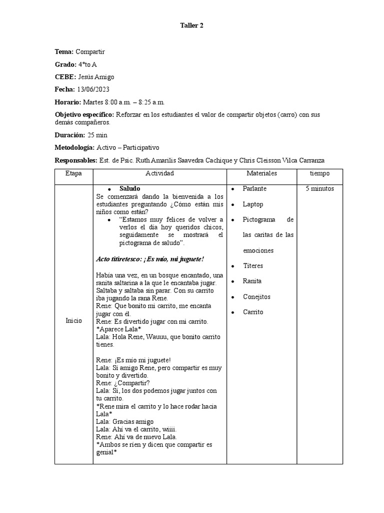 Taller 2 Original | PDF