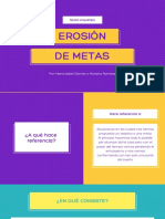 Erosion de Metas