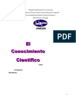 TAYER Del Conocimiento Cientifico