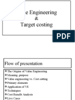 Value Engineering and Target Costing