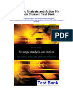 Strategic Analysis and Action 8th Edition Crossan Test Bank