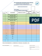 Cardex de Odontologia Preventiva