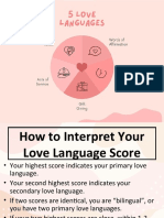 S 3 o 1 Love Language Test Results
